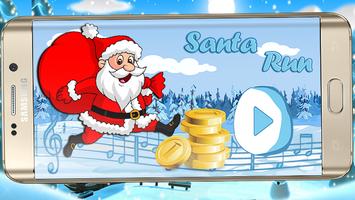 Santa Claus Run Christmas Affiche