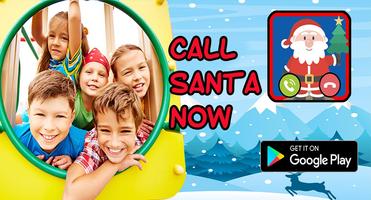 Santa Claus Fake Call  prank FREE poster