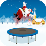 Trampoline Santa Flip & Jump