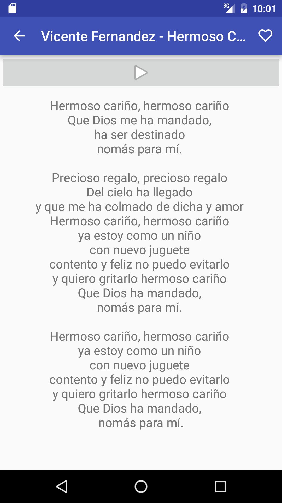 Letras De Vicente Fernandez For Android Apk Download