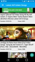 Latest Atif Aslam Songs تصوير الشاشة 3