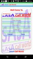 sAsA Call World UAE poster