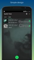 برنامه‌نما SpotOn - Sleep & Wake Timer for Spotify عکس از صفحه