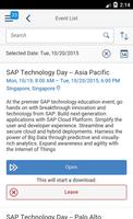 SAP Events الملصق