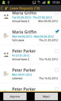 SAP HR Approvals Screenshot 1