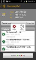 SAP Cart Approval syot layar 1