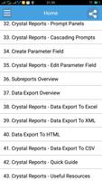 Learn Crystal Reports Full capture d'écran 1