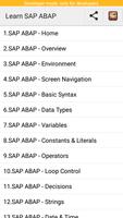 Learn SAP ABAP Full Affiche