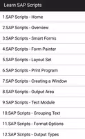 Learn SAP Scripts постер