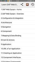 Learn SAP Web Dynpro Affiche