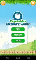 Vegetables Memory Game Affiche