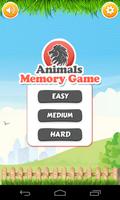 Animals Memory Game Affiche