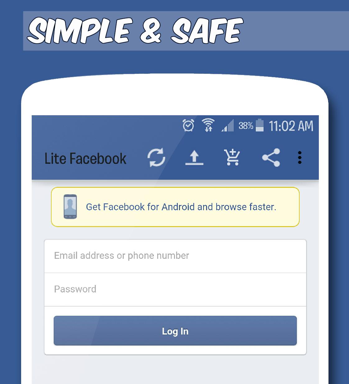 Simple safe. Facebook Lite. Social Lite. Lite. X-Lite.