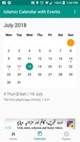 آج کی تاریخ (2018 Hijri Calendar, Prayer Times) Ekran Görüntüsü 1