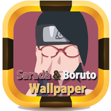 Sarada & Boruto Wallpaper icône