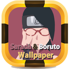 Sarada & Boruto Wallpaper ikona