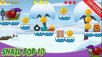 Snail adventure bob 10 پوسٹر