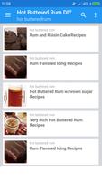 Hot Buttered Rum Recipes DIY poster
