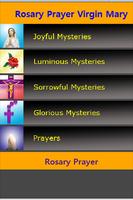 Rosary Prayer Holy Mary Affiche