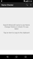 Name Checker for Minecraft PC poster