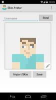 Skin Avatar for Minecraft Poster