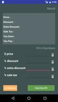 Discount Calculator Affiche