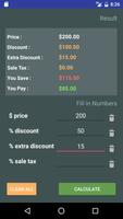 Discount Calculator capture d'écran 2