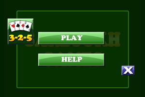 3 2 5 card game الملصق