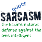 Sarcasm Quotes ไอคอน