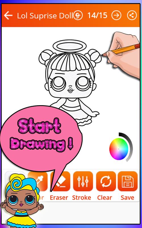 How to draw Lol doll surprise (Lol surprise game) for Android - APK