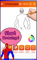 How To Draw Spider-Man (Spider Drawing) capture d'écran 2