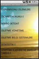 Açıköğretim Yeni Sistem 3 스크린샷 1