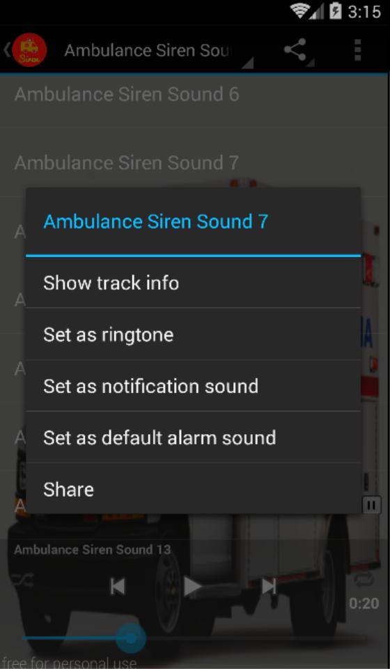 Ambulance Siren Sounds For Android Apk Download - roblox audio library siren loud