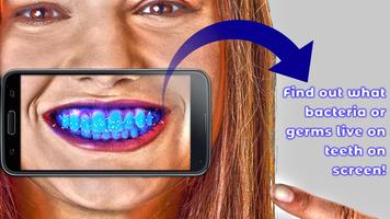 Teeth Germ Scanner Simulator App Affiche