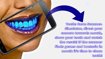 Teeth Germ Scanner Simulator App capture d'écran 1