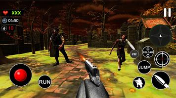 Zombie Survival Shooter : Dead Target Killer 3D poster