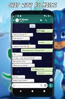 Messages Chat With Pj Kids Masks - Prank تصوير الشاشة 1