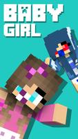 Cute Baby Girl Skins Affiche