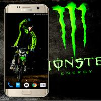 Moto Monster Energy Wallpaper Ekran Görüntüsü 1