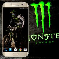 Moto Monster Energy Wallpaper Ekran Görüntüsü 2