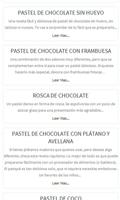 Recetas de Pastel capture d'écran 1