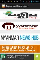 Mayanmar Newspaper syot layar 1