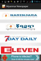 Mayanmar Newspaper syot layar 3