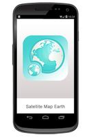 Satellite Map Earth Affiche