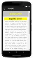 Sage The Gemini - Music And Lyrics captura de pantalla 2