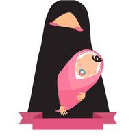 Cute hijab cartoon Muslim HD Wallpaper screenshot 2