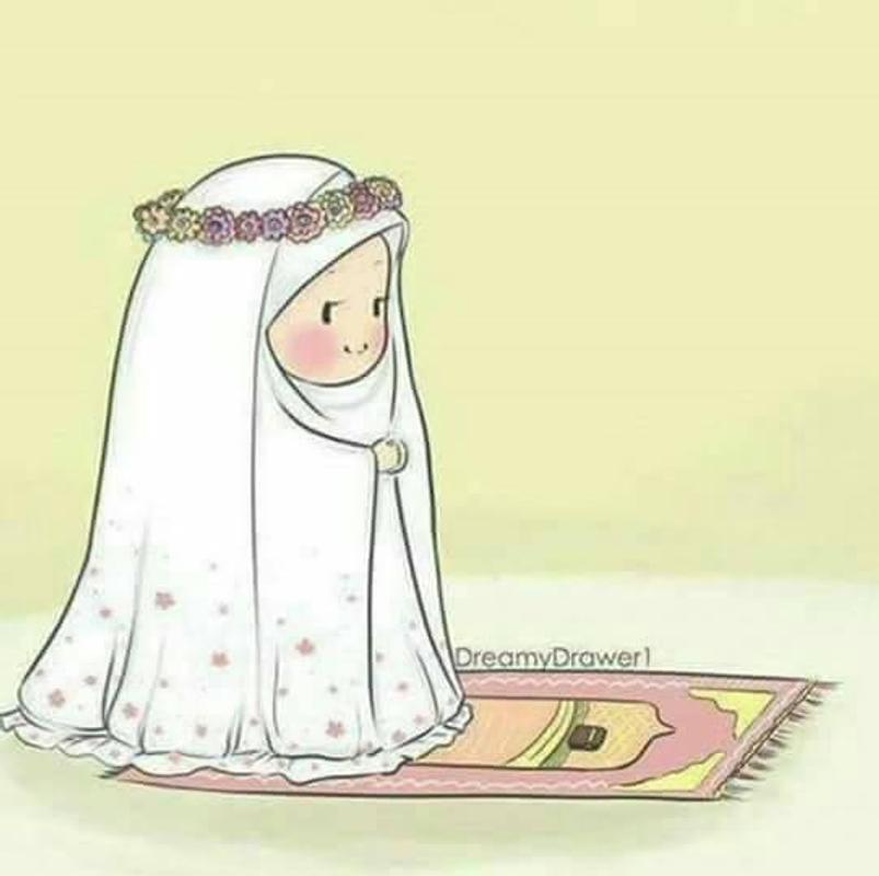 Cute hijab  cartoon  Muslim HD  Wallpaper  for Android APK 