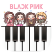 Black Pink Piano Tiles Game