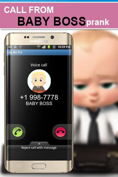 real call from boss baby prank APK for Android Download