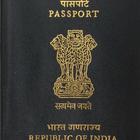 Indian Passport Zeichen
